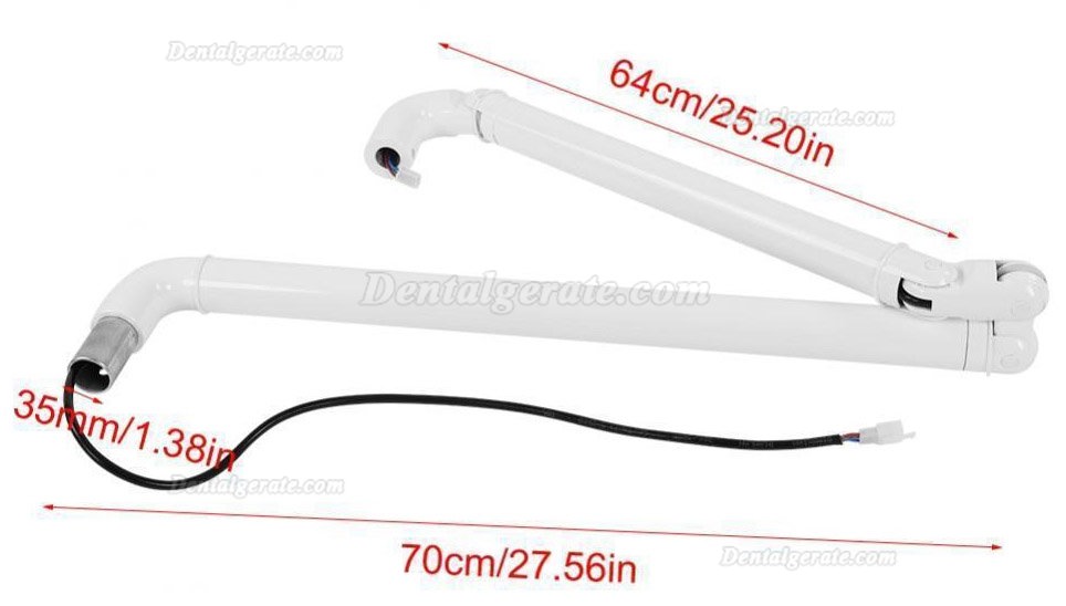 Licht Led Aluminiumlegierung Lampenarm F&uuml;r Dental Unit Stuhl mit O-Ring